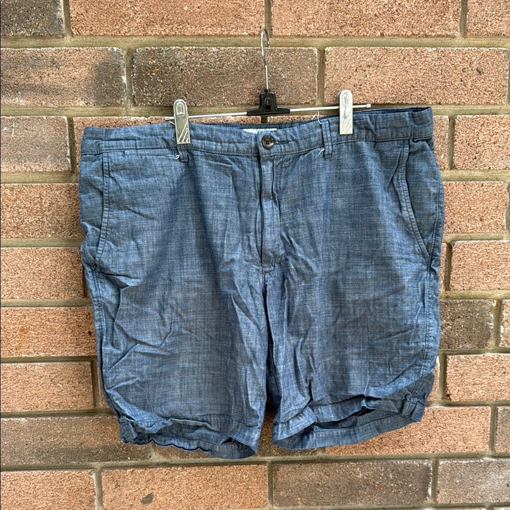 Goodfellow & Co Blue Flat Front Shorts Men's Size 38